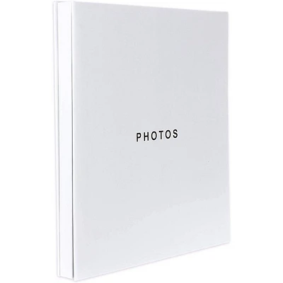 Kiera Grace 400 Pocket Photo Album White: Dust Jacket, CD Pocket, Acid-Free Plastic