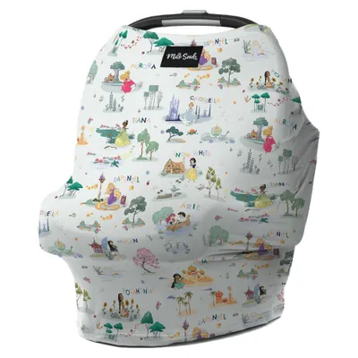 Milk Snob Disney Princess Nursing Cover/Baby Car Seat Canopy - Enchanted Kingdoms