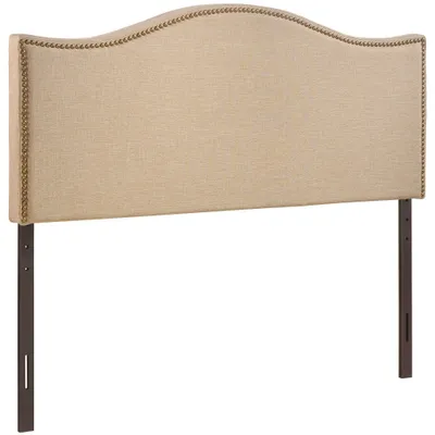 Curl Queen Nailhead Upholstered Headboard  - Modway