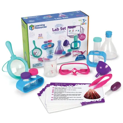 Learning Resources Primary Science Deluxe Lab Set Pink/Blue