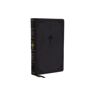 Nabre, New American Bible, Revised Edition, Catholic Bible, Large Print Edition, Leathersoft, Black, Thumb Indexed, Comfort Print - (Leather Bound)