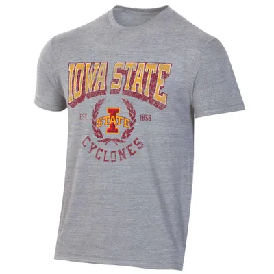 NCAA Iowa State Cyclones Mens Gray Triblend T-Shirt