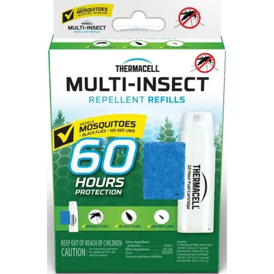 ThermaCELL Mosquito Repellent Refill - 60 Hours - 5 Fuel Cartridges and 15 Repellent Mats