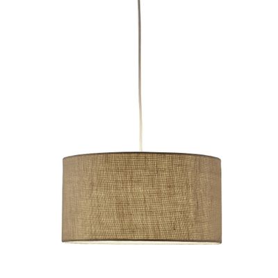 Harvest Drum Pendant Natural - Adesso