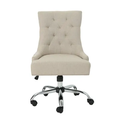 Christopher Knight Home Americo Home Office Desk Chair : Swivel, Adjustable, Armless