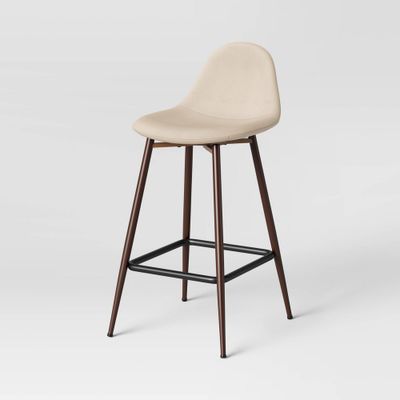 Copley Upholstered Counter Height Barstool Cream - Project 62