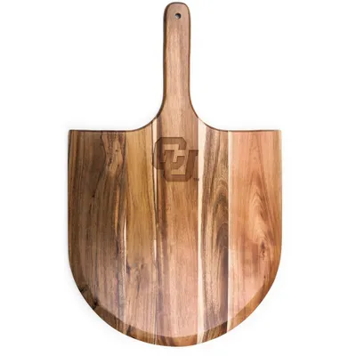 NCAA Colorado Buffaloes Acacia Wood Pizza Peel Serving Paddle