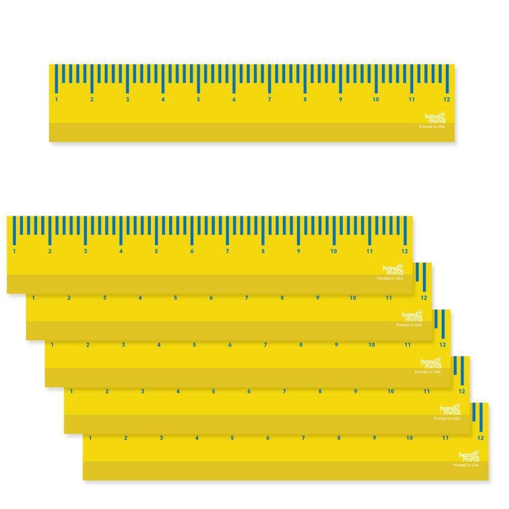 hand2mind Social Distancing Floor Decals Rulers