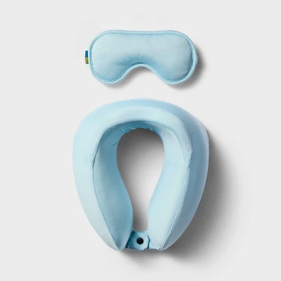 Neck Pillow and Eye Mask 2pc Set