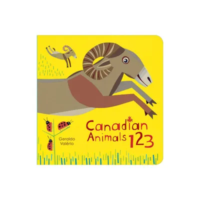 Canadian Animals 123 - (Canadian Concepts) by Valrio (Board Book)