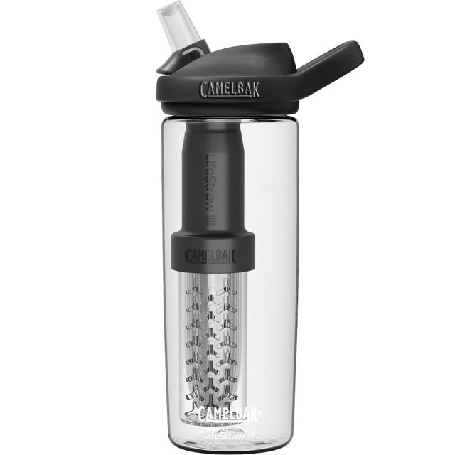 Brita White Pink Stainless Steel BPA Free Premium Filtering Water Bottle 20  oz