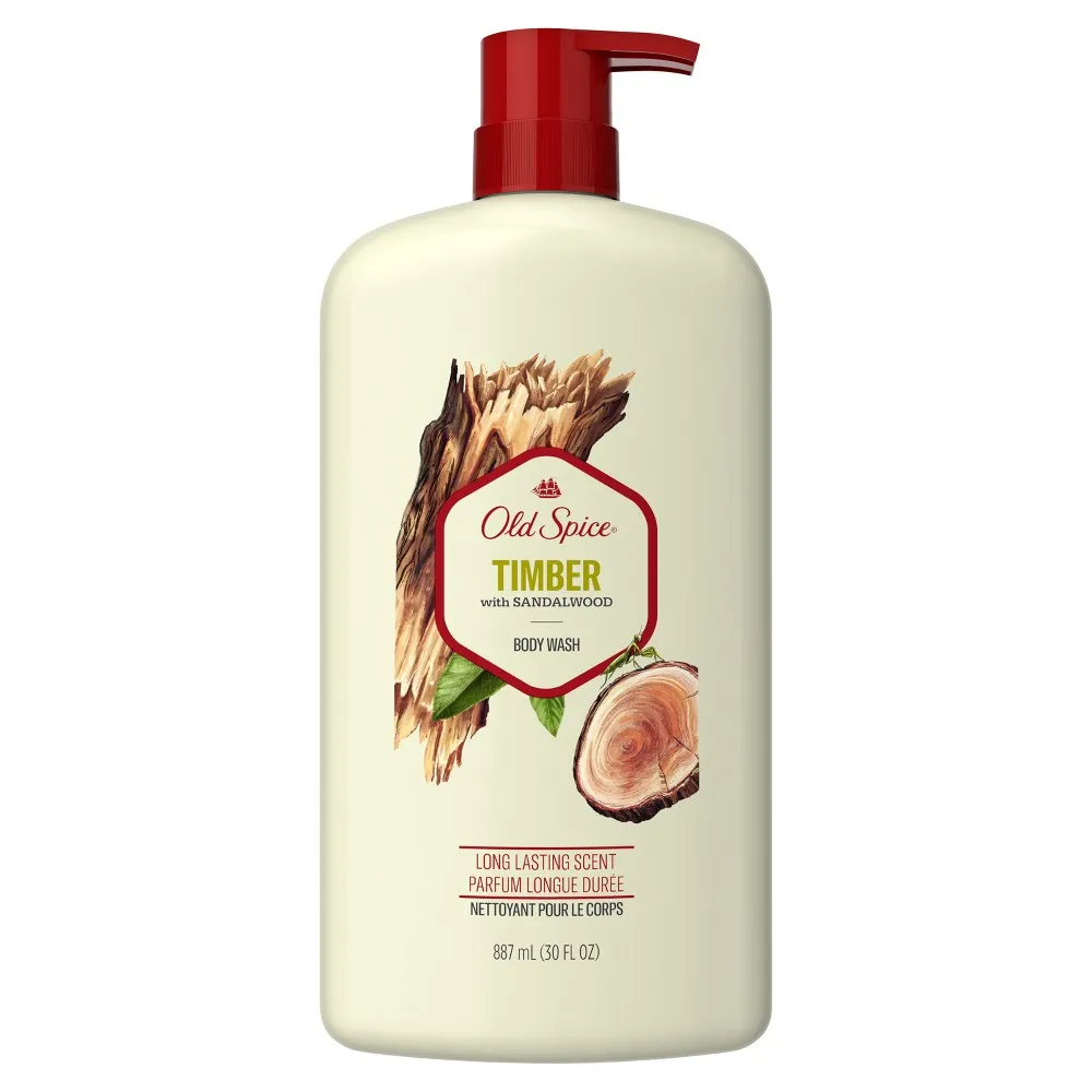 Old Spice Mens Body Wash Timber with Sandalwood - 30 fl oz