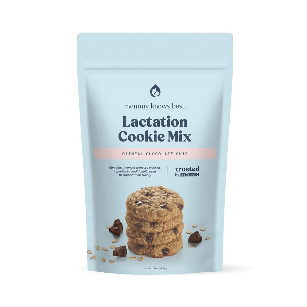 Mommy Knows Best Oatmeal Chocolate Chip Lactation Cookie Mix - 16oz