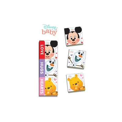 Disney Baby: Love, Hugs, Hearts - (Teeny Tiny Books) by Disney Books (Board Book)