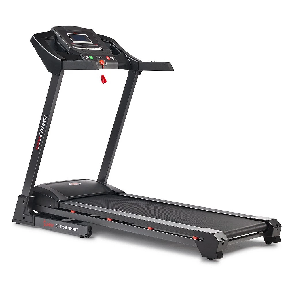 Sunny Health & Fitness Premium Non-Powered Treadmill Auto Incline and Bluetooth