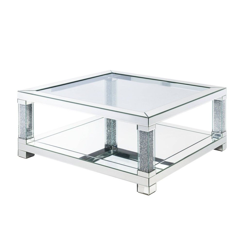 target mirrored coffee table