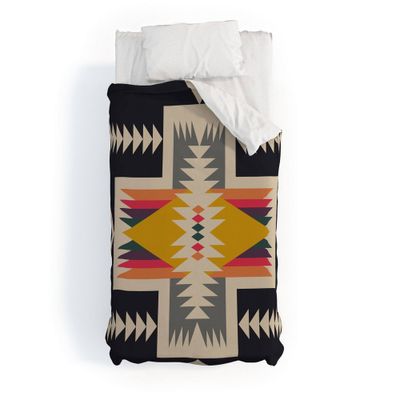 Bonfire Urban Wild Studio Duvet Cover Set - Deny Designs: Set, 300 Thread Count