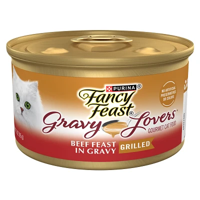 Purina Fancy Feast Gravy Lovers Gourmet Wet Cat Food Beef Feast In Roasted Beef Flavor Gravy - 3oz