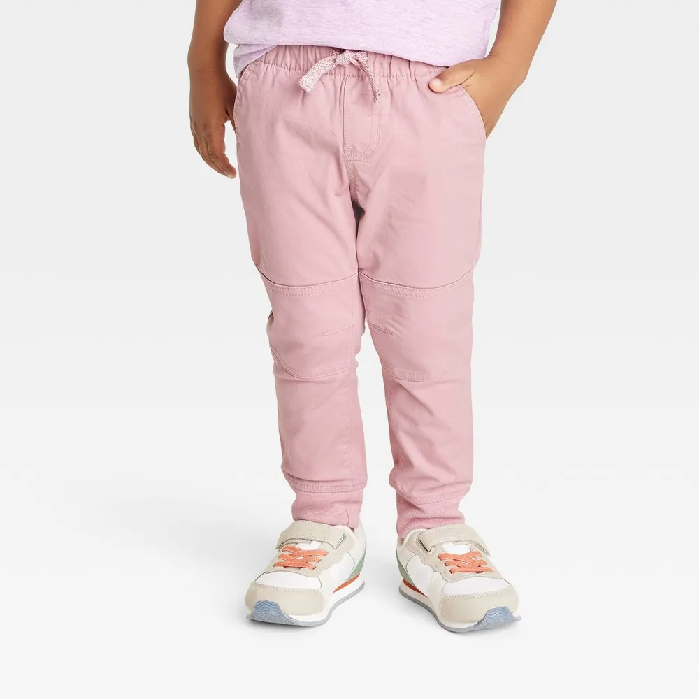 pink pull on pants