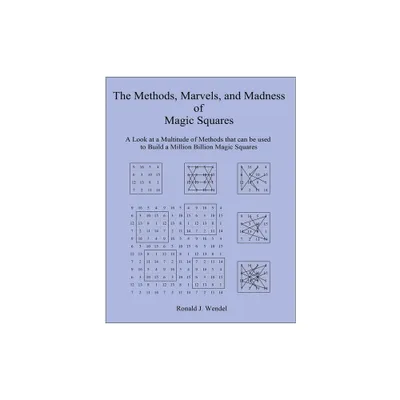 The Methods, Marvels, and Madness of Magic Squares - by Ronald J Wendel (Paperback)