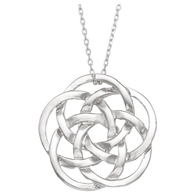 Celtic Knot Pendant In Sterling Silver