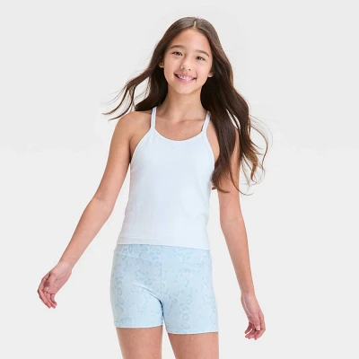 Girls Seamless Crop Tank Top