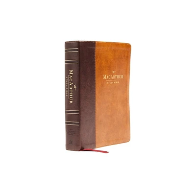 Nasb, MacArthur Study Bible, 2nd Edition, Leathersoft, Brown, Thumb Indexed, Comfort Print - by Thomas Nelson (Leather Bound)