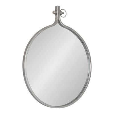 23.5 x 28.5 Yitro Irregular Wall Mirror Silver - Kate & Laurel All Things Decor: Vintage Farmhouse Style, Easy to Hang