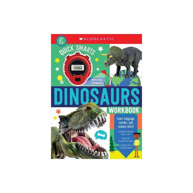 Quick Smarts Dinosaurs Workbook: Scholastic Early Learners (Workbook) - (Paperback)