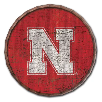 NCAA Nebraska Cornhuskers Cracked Color 24 Barrel Top