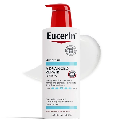 Eucerin Advanced Repair Unscented Body Lotion for Dry Skin - 16.9 fl oz