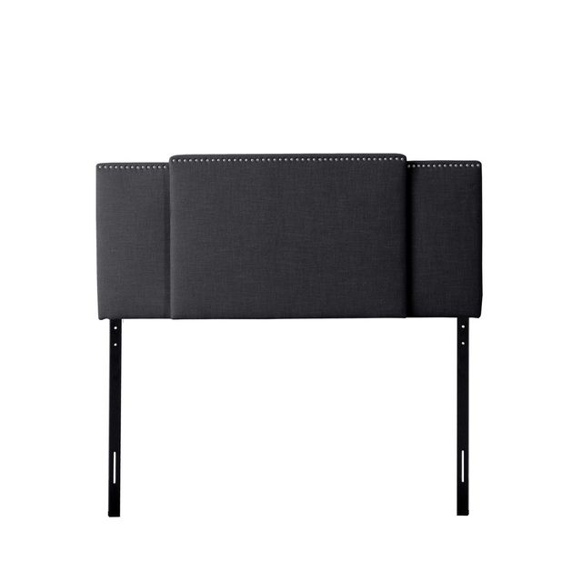 Corliving Full-King Expandable Upholstered Headboard : Adjustable, Fits Full to King - CorLiving