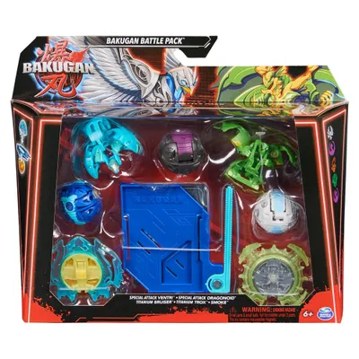Bakugan Special Attack Ventri and Dragonoid Battle Pack Action Figure Set