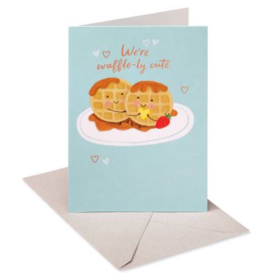 Waffle-ly Cute Anniversary Card