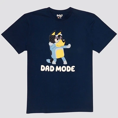 Mens Bluey Dad Short Sleeve Graphic T-Shirt