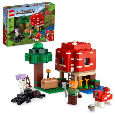 LEGO Minecraft The Mushroom House 21179 Building Set