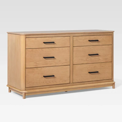 Saracina Home Contemporary 6 Drawer Solid Wood Dresser