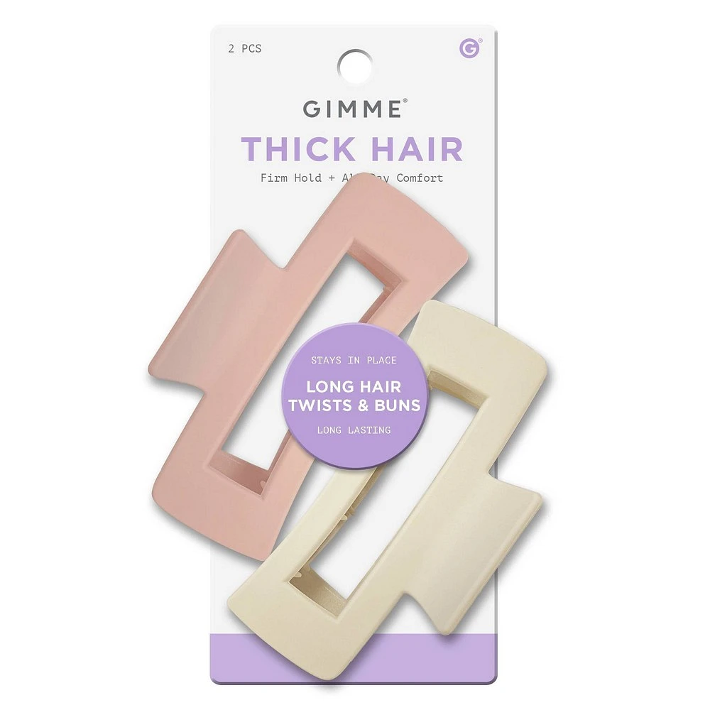 Gimme Beauty Rectangle Claw Clip - Blonde