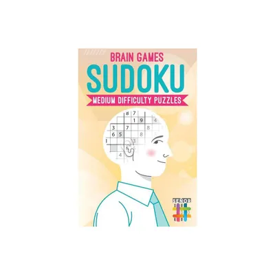 Brain Games Sudoku Medium Difficulty Puzzles - by Senor Sudoku (Paperback)