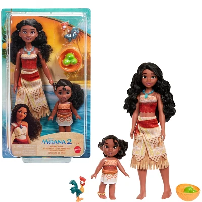 Disney Moana 2 Moana & Simea Sister Set with Fashion Dolls & Accessories