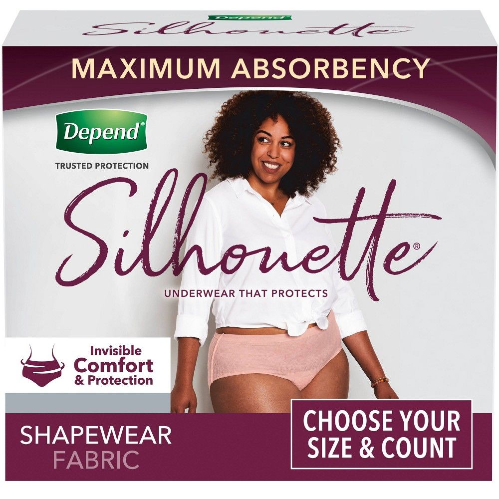 Depend Silhouette Incontinence Underwear for Women, Maximum Absorbency  (Choose Your Size) - Sam's Club