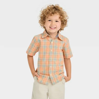 OshKosh Bgosh Toddler Boys Plaid Woven Top