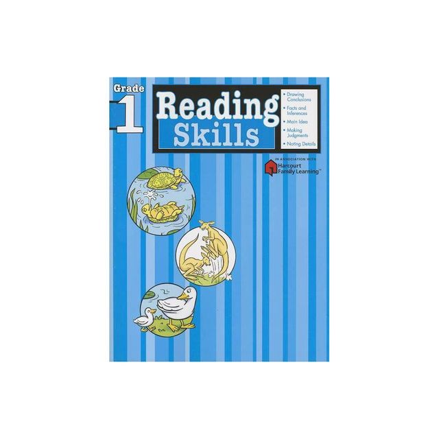 Reading Skills: Grade 1 (Flash Kids Harcourt Family Learning) - (Paperback)