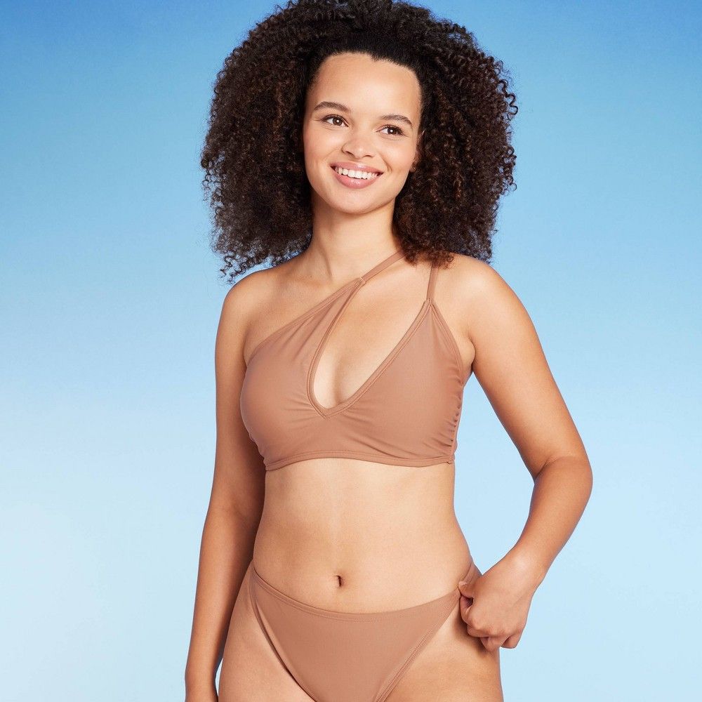 target one shoulder bikini top
