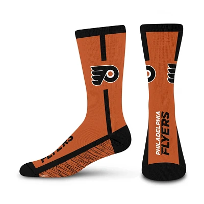 NHL Philadelphia Flyer Rie Up Crew Sock - Large