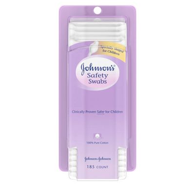 Johnsons Baby Safety Ear Swabs - 185ct