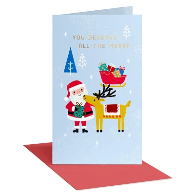 Carlton Cards Christmas Cards Santa