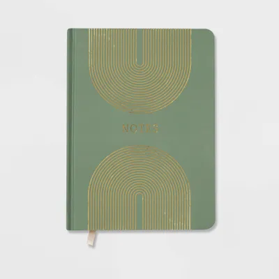 College Ruled Journal 7.75x5.5 Modern Green - Threshold