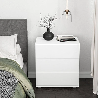 Polifurniture Madison 3 Drawer Dresser White