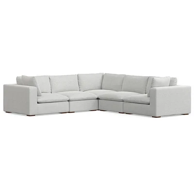 WyndenHall Marlee Corner Sectional Cloud Gray